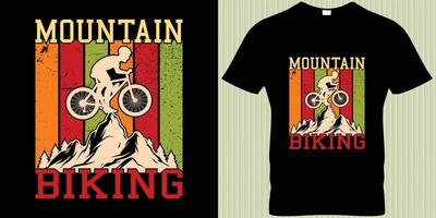 Bicycle Vector Art T-shirt Design.