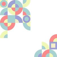 Abstract background with geometric shapes vector