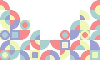 Abstract background with geometric shapes vector