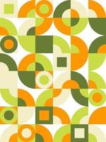 Abstract background with geometric shapes vector