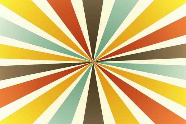 clean retro gradient color sunburst starburst pattern background