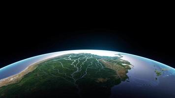 rotierend Erde - - um das Welt Konzept video