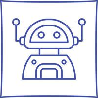 icono de vector de robot