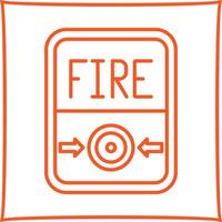 Fire Button Vector Icon