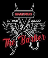 wake pray cut vector