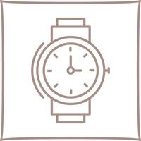 icono de vector de reloj de pulsera