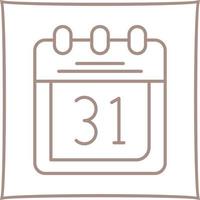 icono de vector de calendario