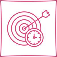 In Time Vector Icon