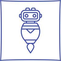 icono de vector de robot