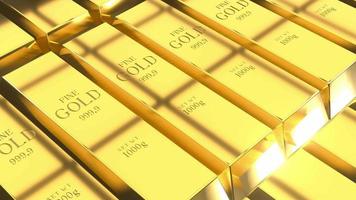 goud blokken - schat, rijkdom concept video