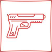 icono de vector de pistola