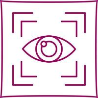 Eye Scan Vector Icon