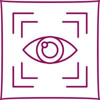 Eye Scan Vector Icon