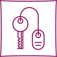 Room key Vector Icon