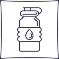 icono de vector de botella de agua