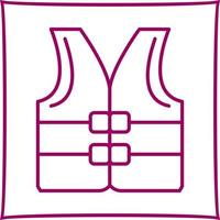 Life jacket Vector Icon