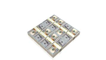 Stacked Hundred Dollar Bills - Great for Topics Like Business, Finance etc. video