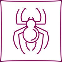 icono de vector de araña