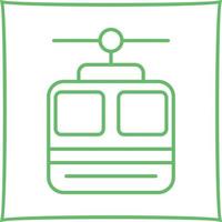 Cable car Vector Icon