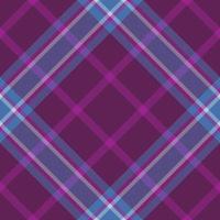 Plaid pattern vector. Check fabric texture. Seamless textile design for clothes, paper print. vector