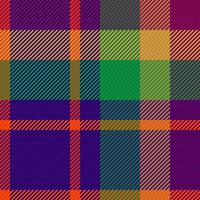 Seamless check vector. Texture fabric background. Pattern tartan plaid textile. vector