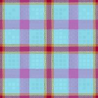Texture background tartan. Plaid check textile. Seamless vector fabric pattern.