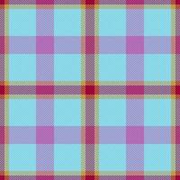 Texture background tartan. Plaid check textile. Seamless vector fabric pattern.