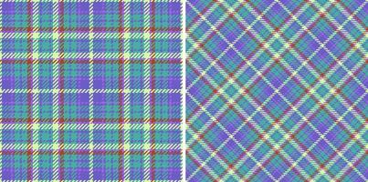 Plaid seamless vector. Fabric textile tartan. Texture pattern check background. vector