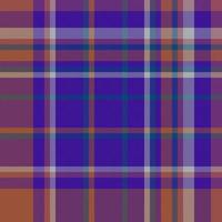 Tartan check texture. Fabric plaid background. Vector seamless pattern textile.