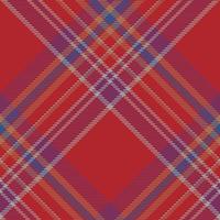 Plaid pattern vector. Check fabric texture. Seamless textile design for clothes, paper print. vector
