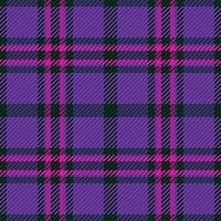 Texture fabric check. Tartan vector plaid. Seamless textile pattern background.