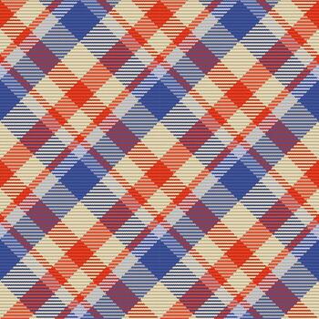 Seamless pattern of scottish tartan plaid. Repeatable background with check fabric texture. Vector backdrop striped textile print.