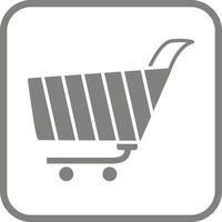 Unique Shopping Cart Vector Icon