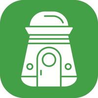 Space Capsule Vector Icon