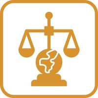 International Law Vector Icon