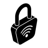 Premium download icon of internet security vector