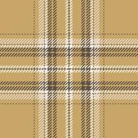 Plaid check pattern. Seamless fabric texture. Tartan textile print. vector