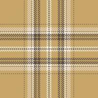 Plaid check pattern. Seamless fabric texture. Tartan textile print. vector