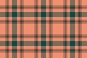Plaid background, check seamless pattern in beige. Vector fabric texture for textile print, wrapping paper, gift card or wallpaper.