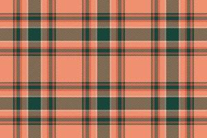 Plaid background, check seamless pattern in beige. Vector fabric texture for textile print, wrapping paper, gift card or wallpaper.