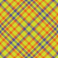 Plaid pattern vector. Check fabric texture. Seamless textile design for clothes, paper print. vector