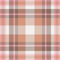 Plaid check pattern. Seamless fabric texture. Tartan textile print. vector