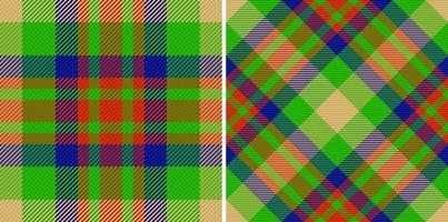 Check background vector. Fabric tartan texture. Seamless pattern textile plaid. vector