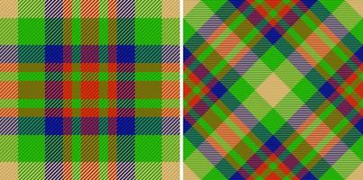 Check background vector. Fabric tartan texture. Seamless pattern textile plaid. vector