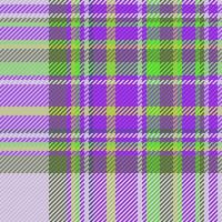 Fabric check seamless. Plaid textile vector. Tartan background pattern texture. vector