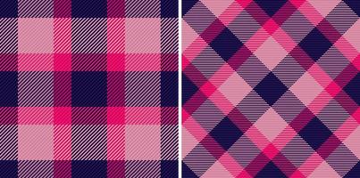 Textile fabric vector. Background plaid check. Seamless tartan pattern texture. vector