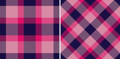 Textile fabric vector. Background plaid check. Seamless tartan pattern texture. vector