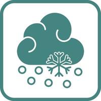 Snow Fall Vector Icon