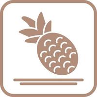 icono de vector de piña