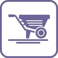 Wheelbarrow Vector Icon